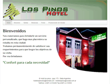 Tablet Screenshot of hotellospinossalta.com.ar